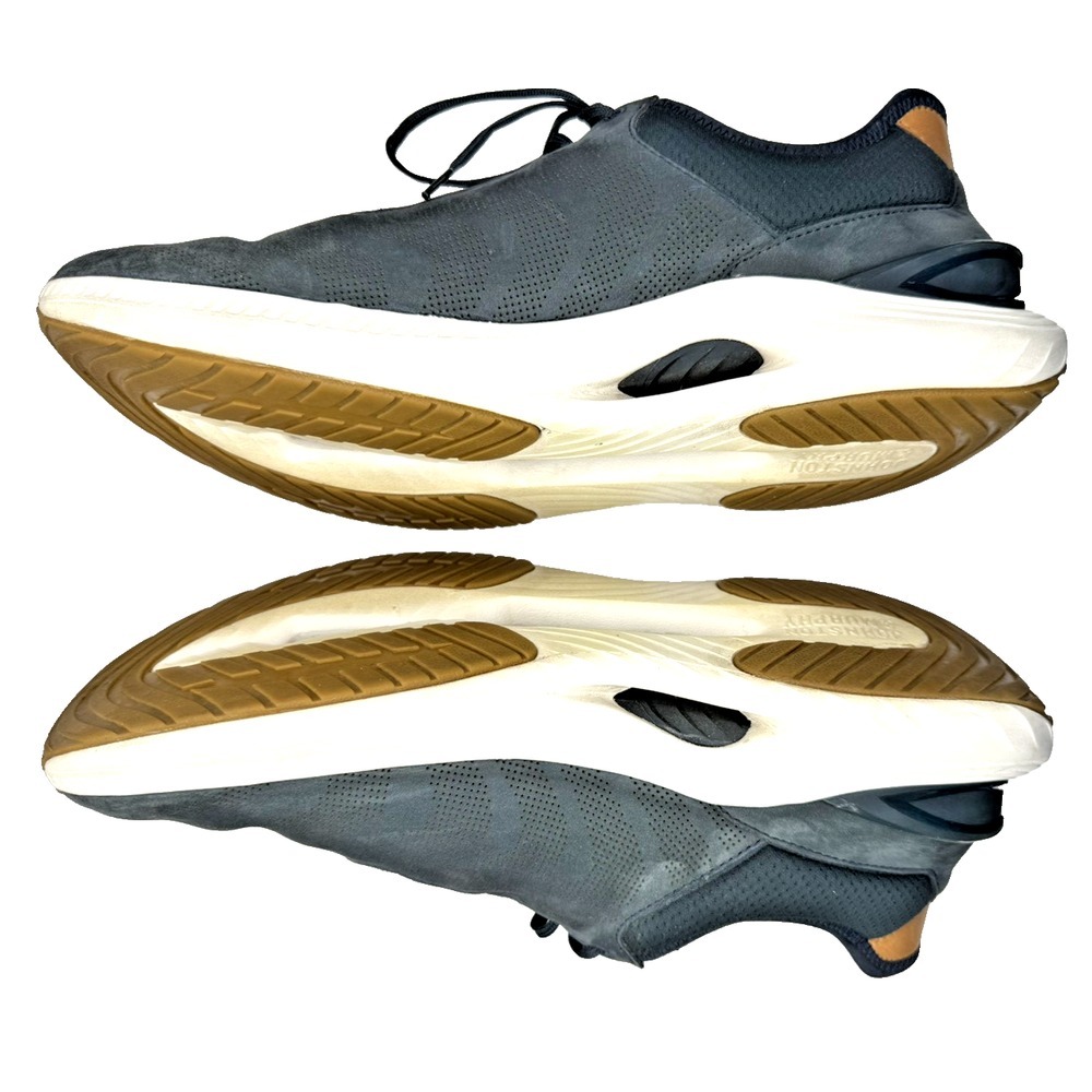 Johnston & Murphy RT1 LUXE Mens 12M GRAY True Foam Lace Sneakers Tennis Shoes - Picture 3 of 10